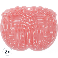 컬라피 풋브러쉬 매트 핑크 325g, 1개입, 2개