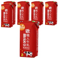 戀 職人牛乳保久乳, 6瓶, 200ml
