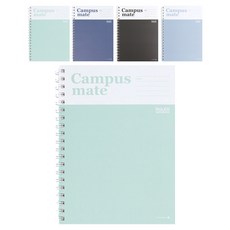 모닝글로리 6000 캠퍼스메이트 하드커버 스프링 노트, 랜덤발송, 5개