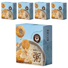 樂食全齡食堂 海味干貝粥 2包 500g 5盒 (即食粥品、方便粥、長輩粥)