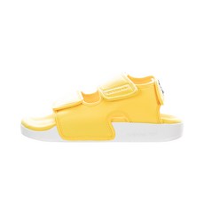 adidas 愛迪達 ADILETTE SANDAL 3.0女款涼鞋 EG5028, 黃色 + FTWWHT + C黑色, 245