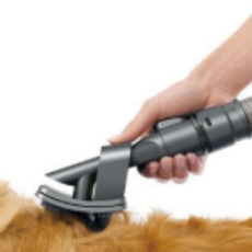 俏朗兒 Dyson 吸塵器用寵物美容工具刷頭, 灰色, 1個