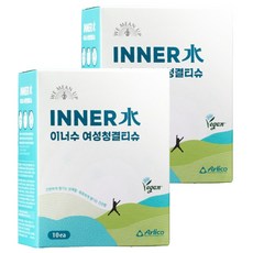 女性弱酸性私密處清潔紙巾 10張入, 2個, 60g