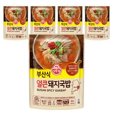 오뚜기 부산식 얼큰 돼지국밥, 5개, 500g