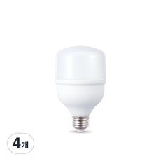 씨티오 LED 크림벌브 20W E26, 주광색, 4개 주광색, 4개