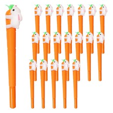 GODSHOP 兔子蘿蔔原子筆 0.5mm, 混合色, 20個