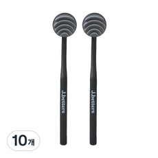 엣지프로 스크래퍼 혀클리너 블랙, 10개