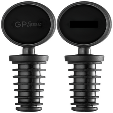 GP&me Sommelier酒瓶塞, 黑色, 2個