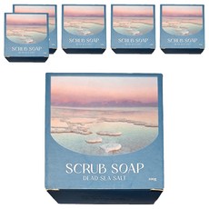 MURO 無路 死海鹽去角質皂 100g, 6個