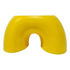 bebehome 繽紛馬卡龍色原創彩虹凳，塑膠(PP)+共聚丙烯材質，36x19x20公分, 黃色, 1個