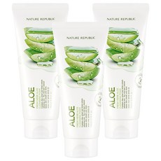 네이처리퍼블릭 프레시 허브 알로에 클렌징 폼, 170ml, 3개