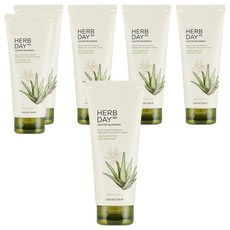 더페이스샵 허브데이 마스터 블렌딩 페이셜 클렌징폼 알로에, 170ml, 6개