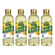 得意的一天 100%純葵花油，精選歐洲葵花籽，無添加人工及化學添加物，發煙點超過220℃, 1L, 4瓶