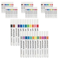 觸感壓克力麥克筆組, 4套, 24色