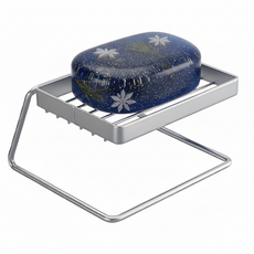 한봄누리 스텐 물빠짐 호텔식 비누받침, 실버, 1개