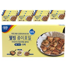 대한웰빙은박접시 종이호일 원형, 30개입, 12개