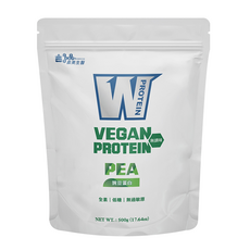 義美生醫 W PROTEIN VEGAN 豌豆蛋白 植物蛋白, 1包, 500g