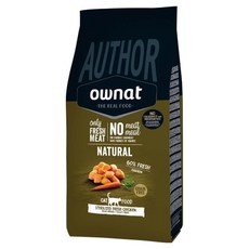 ownat 歐娜特 AUTHOR系列 室內貓 無穀天然鮮肉糧 消化保健配方, 新鮮放牧雞肉, 3kg, 1袋