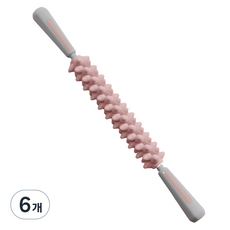 ADUNE 放鬆按摩滾輪棒, 6個, 粉紅色