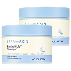 홀리카홀리카 레스온스킨 판테바이블 비건패드 180ml, 100매입, 2개
