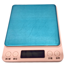 不鏽鋼電子秤 粉色電池款 3kg, 櫻花粉, CAES0005PK