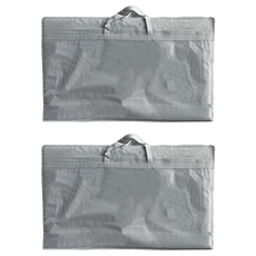 THE BEDDING SHOP 3層折疊式床墊專用收納袋 Queen, 灰色, 2個
