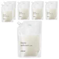 ATOPALM 愛多康 衣物柔軟精 小蒼蘭棉花香 補充包, 6個, 1000ml