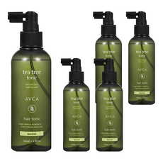 AVCA 頭皮護理強健髮根茶樹護髮液, 200ml, 5瓶