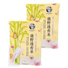 東台糧倉 鹿野漫香米 CNS一等 高級47號 台灣出產, 1.8kg, 2包