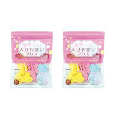 Lifellenge 馬卡龍兒童牙線 兒童護齒好幫手 細滑柔軟呵護牙齦, 60支, 2包