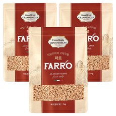르셀란테그라노토스칸 엠머밀 파로, 1kg, 3개