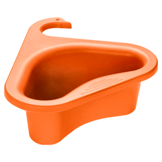 天鵝造型多功能瀝水籃 橙色, 上邊長26 x 下邊長23 x 高8cm, 4個