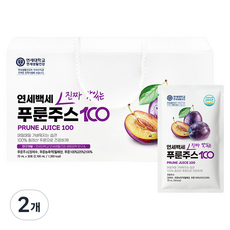 연세생활건강 연세백세 진짜 맛있는 푸룬주스 100 30p, 2.1L, 2개