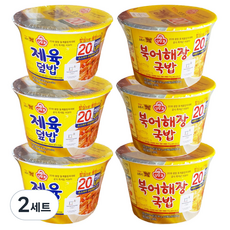 오뚜기 컵밥 제육덮밥 315 g x 3p + 북어 해장국밥 205 g x 3p, 2종, 2세트