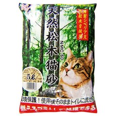 IRIS OHYAMA 愛麗思歐雅瑪 天然松木貓砂 YNMC50, 5L, 1袋, 無香