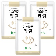 미소드림 미소담은 찹쌀, 4kg, 3개