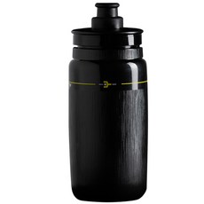 ELITE Maillot Jaune 自行車水壺 環法領騎款 FLY 水壺 550mL (不含杯架), 黑色, 1個