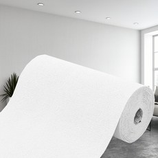 오펠리어 방수 3D 입체 벽지, 화이트