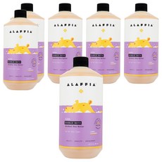 알라피아 에브리데이 시어 베이비즈 앤 업 버블배스 레몬 라벤더, 950ml, 6개
