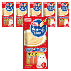 챠오츄르 고양이 짜먹는 간식, 혼합맛(참치/유산균), 14g, 6개