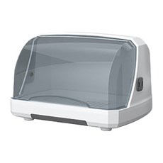 Block Mart 廚房用品 附蓋碗盤餐具瀝水架, 1層, 1個, 灰色