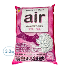 Super Cat 超級貓 Air3D立體紙砂, 花香, 6.5L, 1包