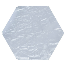 Swiss Mountain 六角圓頂帳篷專用六角地布, 銀灰色+深灰色