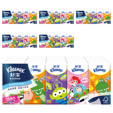 Kleenex 舒潔 紙手帕 10張, 15包, 6袋