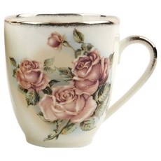 Queen Rose 花朵馬克杯, 混合色, 1個