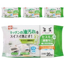 LEC 激落君 廚房濕巾 SS-291 20張, 4包