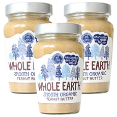 훌얼스 유기농 땅콩버터, 340g, 3개