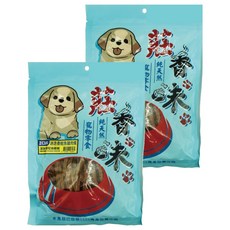 莊香味 犬用零食, 迷迭香鮭魚雞肉條, 160g, 2包