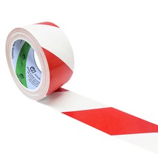 新興 安全劃線膠帶 紅白色, 1個, 紅+白