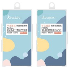 이니엔 유분 흡수 기름종이 마펄프, 80개입, 2개